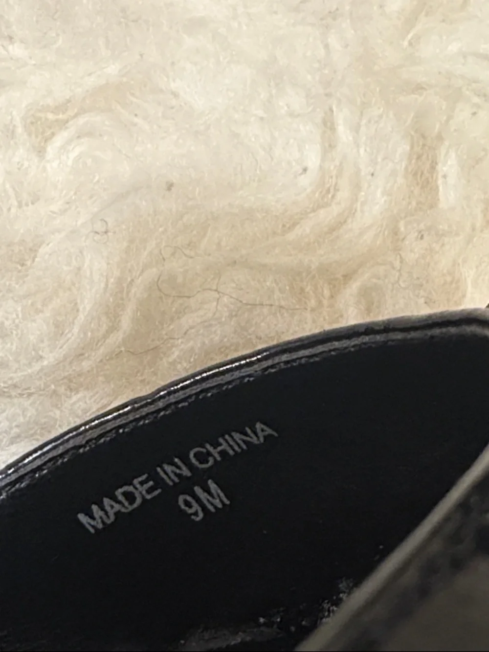 Charles by Charles David Black Patent Platform Slide Sandals 9